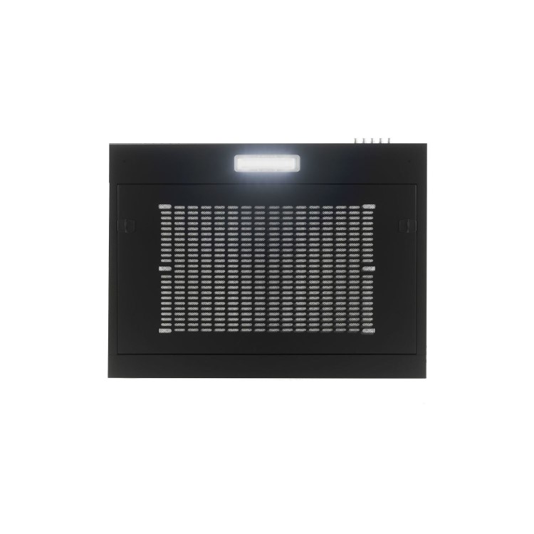 electriQ 60cm Visor Cooker Hood - Black