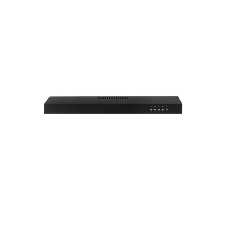 electriQ 60cm Visor Cooker Hood - Black