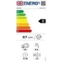 Refurbished electriQ eqdw45pw 10 Place Freestanding Slimline Dishwasher White
