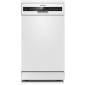 eqdw45pw electriQ Series 2 Freestanding Slimline Dishwasher - D-Rated, White