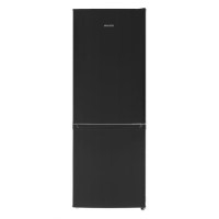 GRADE A2 - electriQ 167 Litre 60/40 Freestanding Fridge Freezer - Black