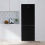 Refurbished electriQ eqfs50141ffb Freestanding 167 Litre 60/40 Split Fridge Freezer Black