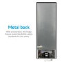 GRADE A2 - electriQ 167 Litre 60/40 Freestanding Fridge Freezer - Black