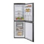 electriQ 173 Litre 50/50 Freestanding Fridge Freezer - Black