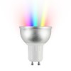 GRADE A1 - electriQ Smart dimmable colour Wifi Bulb with GU10 short spotlight fitting - Alexa &amp; Google Home compatible