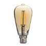 electriQ Smart dimmable Wifi filament bulb with B22 bayonet fitting - 5 Pack