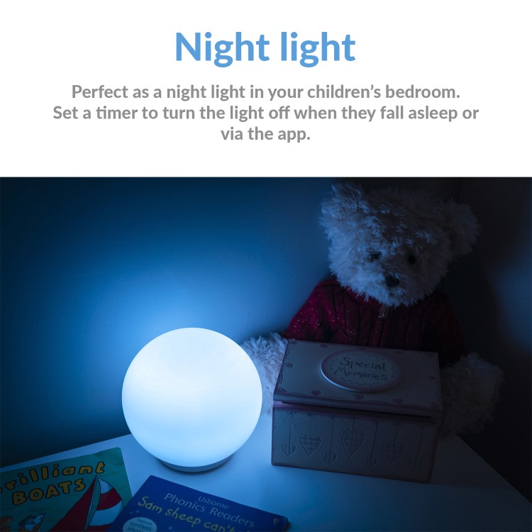 Smart Colour Changing Ambiance Lamp - Alexa & Google Home Compatible