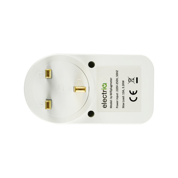 electriQ WiFi Energy Monitoring Smart Plug - iOS & Android Compatible