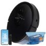 Refurbished electriQ HELGA Robot Vacuum Cleaner and Mop - 4000Pa Suction - Black