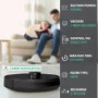 Refurbished electriQ HELGA Robot Vacuum Cleaner and Mop - 4000Pa Suction - Black