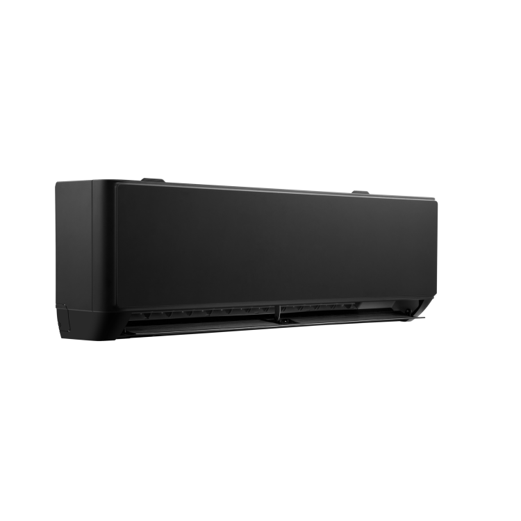 electriQ iQool Multi-Split 2 x 9000 BTU Smart Wall Mounted Heat Pump Air Conditioner Bundle - Two Indoor Units Single Outdoor Unit and Pipe Kits Included - Black