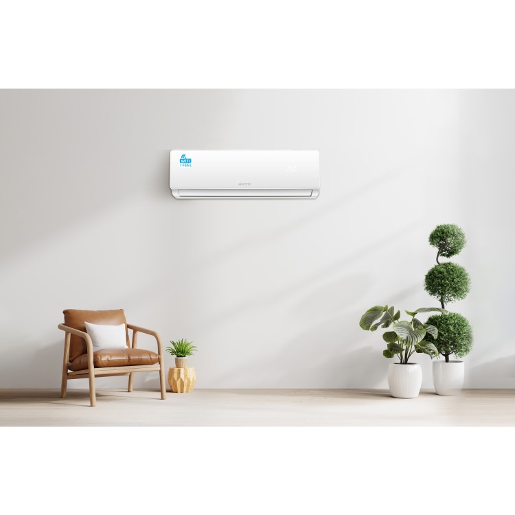 electriQ iQool Multi-Split 2 x 9000 BTU Smart Wall Mounted Air Conditioner with Heat Pump - Pipe Kits Included