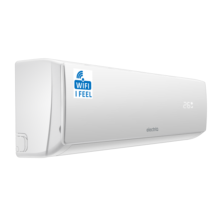 electriQ iQool Multi-Split 2 x 9000 BTU Smart Wall Mounted Heat Pump Air Conditioner Bundle - Two Indoor Units Single Outdoor Unit and Pipe Kits Included