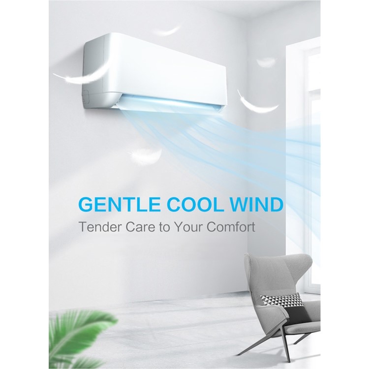 electriQ iQool Multi-Split 2 x 9000 BTU Smart Wall Mounted Air Conditioner with Heat Pump - Pipe Kits Included