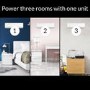 Refurbished electriQ Indoor Multi-split 27000 BTU SmartApp WIFI Inverter Wall Air Conditioner with 3x 9000 BTU Indoor Units to a Single Outdoor Unit