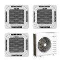 iQool-C3MSC5SPM electriQ iQool Multi-Split 2 x 18000 BTU / 1 x 12000 BTU Smart Ceiling Cassette Air Conditioner with Heat Pump - 5m Pipe Kit Included