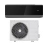 electriQ Black 12000 BTU WiFi Smart A++ DC Inverter Wall Split Air Conditioner with 5m Pipe Kit