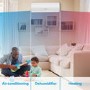 electriQ IQool Plus 12000 BTU Smart A+++ Wall Split Air Conditioner with Wall Bracket and Full Installation Included