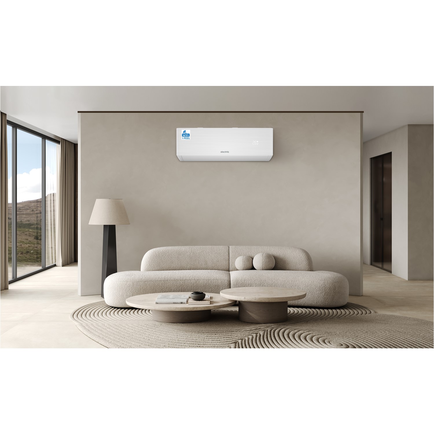 Iqool IQool Plus 12000 BTU Smart A+++ Wall Split Air Conditioner with Heat ...