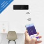 electriQ iQool 9000 BTU Wall Mounted Air Conditioner with Heating Function - Black
