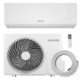 electriQ iQool 9000 BTU Smart A+++ Wall Mounted Split Air Conditioner with Heat Pump - 5m Pipe Kit Included