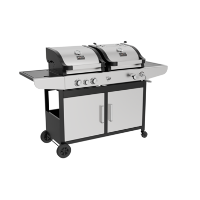 Premium dual fuel + side burner
