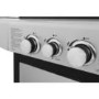 Refurbished electriQ iqdfbbq Dual Fuel Gas and Charcoal BBQ with 3 Burners