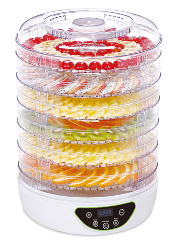 electriQ Digital Dehydrator with 6 shelves