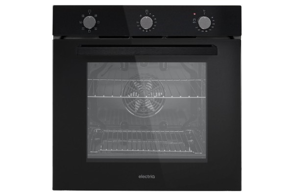 electriQ Plug-In Fan Assisted Single Oven &ndash; Black