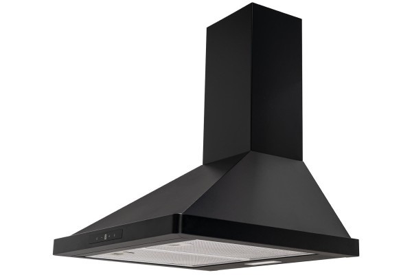 electriQ 60cm Traditional Chimney Cooker Hood - Stainless Steel