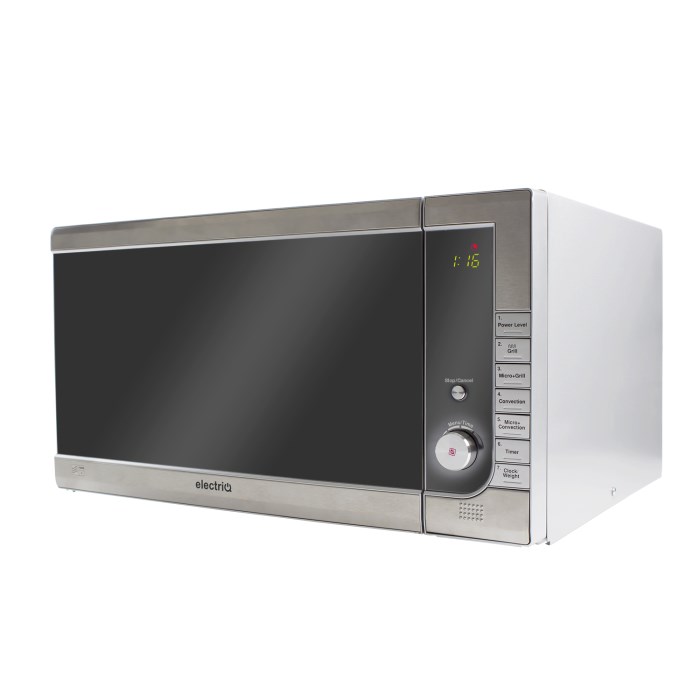 electriQ EIQMW1BAP 40L 1000W Freestanding Combination Microwave