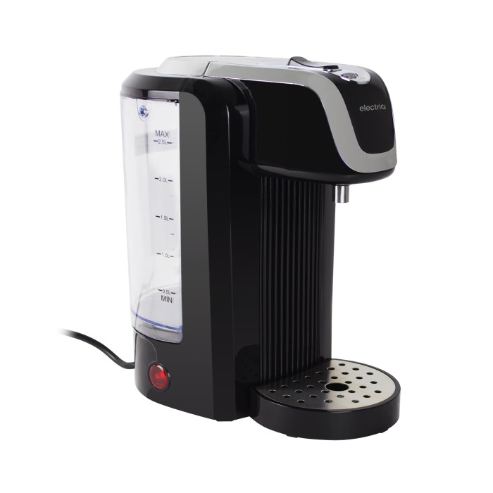 electriQ 2.5L Instant Hot Water Dispenser Black EIQHWD2