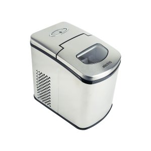 electriQ Counter Top Ice Maker Machine in Stainless Steel